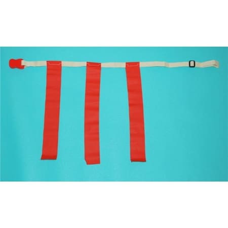 Everrich Industries Everrich EVC-0037 Flag Belt - Adjustable Rip - 30-44 Inch Waist - Set of 1 Belt  3 Flags with Clip EVC-0037